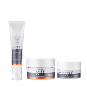 Combo 1 ( Creme para Pele Seca, Creme para Área dos Olhos e Loção para Colo e Pescoço)